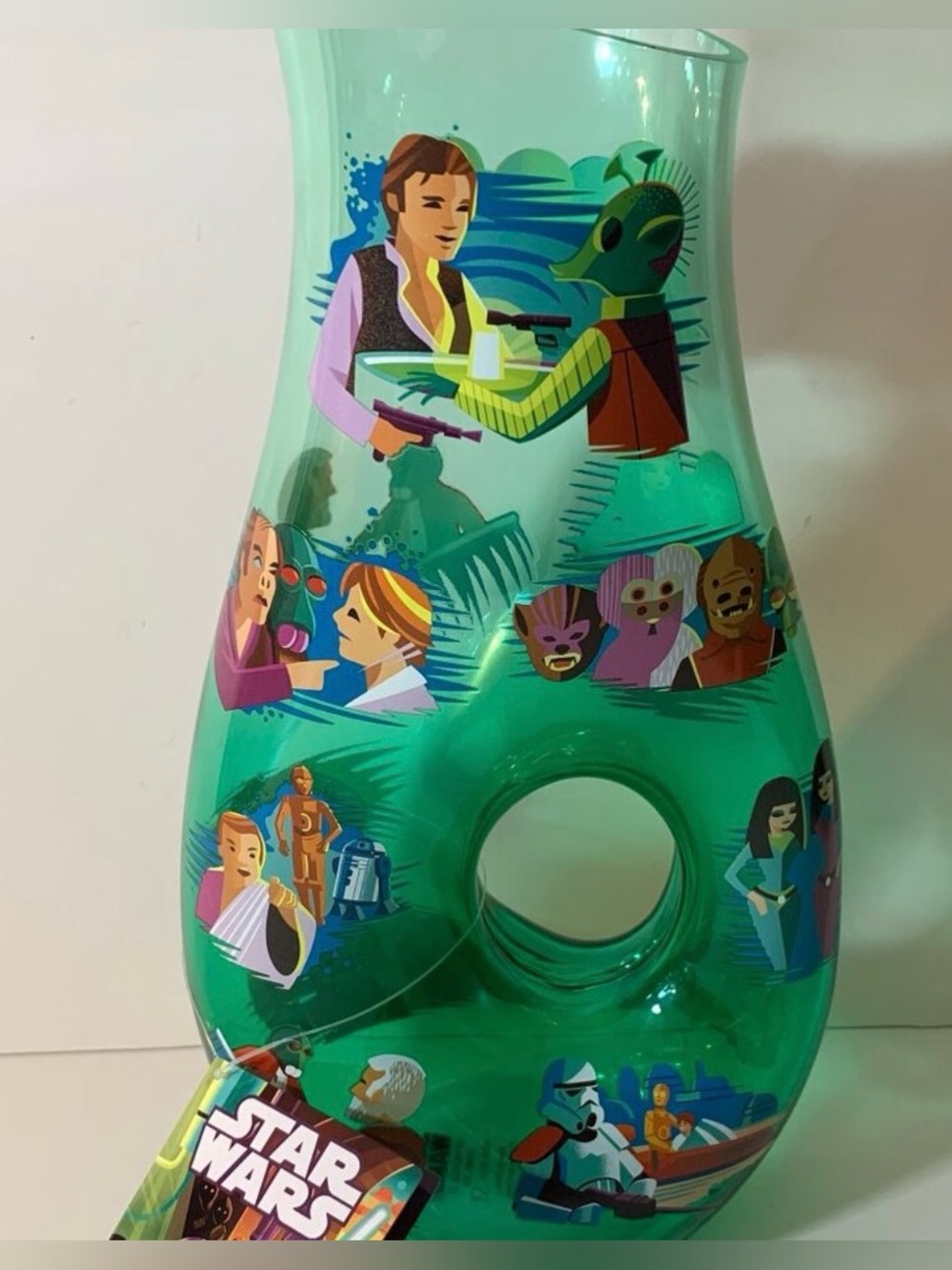 Disney Parks Star Wars Blown Glass Pitcher/Vase *NEW in Box